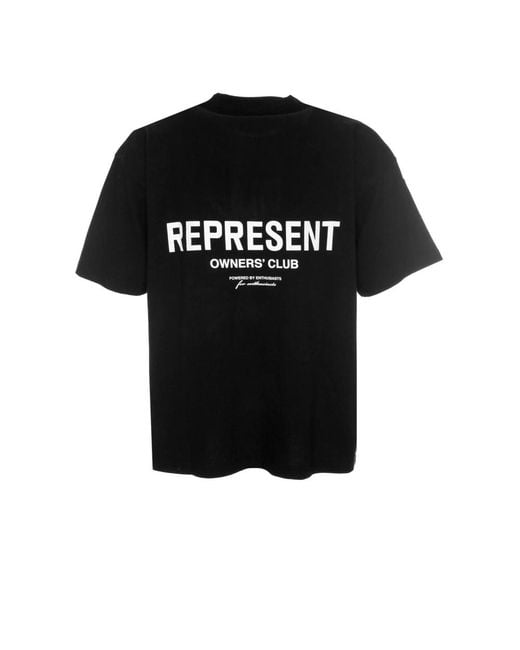 Represent Black T-Shirts for men