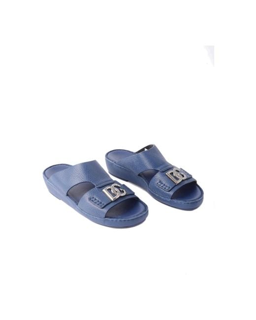 Dolce & Gabbana Blue Wedges for men