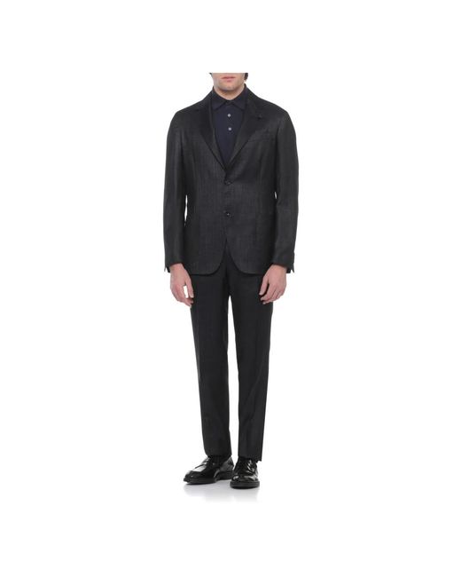 Lardini Button Single-Breasted Suit in het Black voor heren
