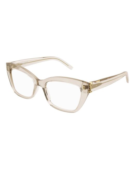 Nude eyewear frames sl m117 Saint Laurent de color Metallic
