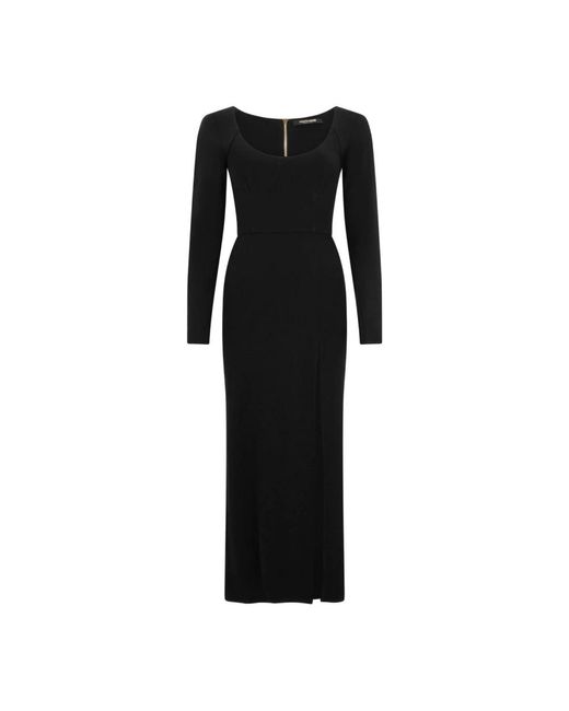 Midi Dresses Roberto Cavalli de color Black