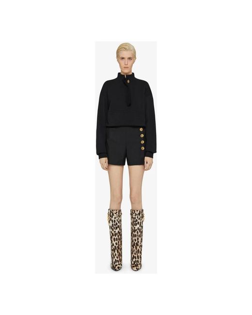 Givenchy Black Short Shorts