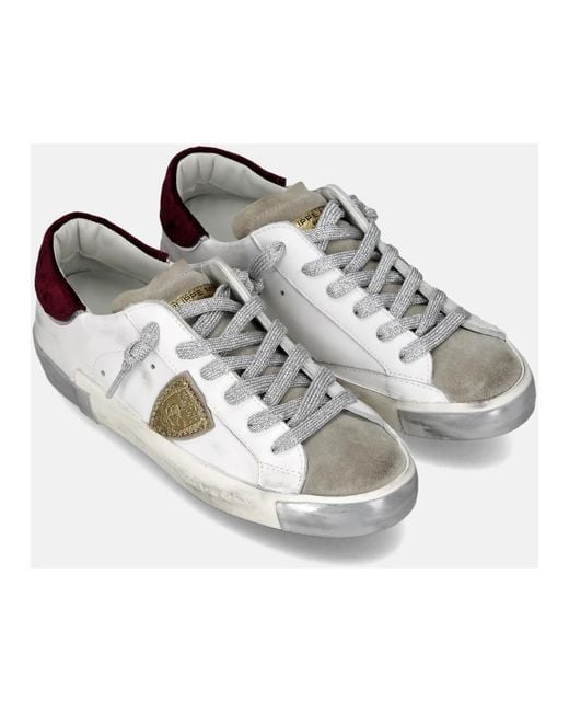 Philippe Model White Sneakers