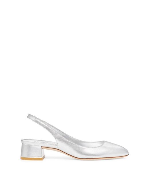 Stuart Weitzman Schoenen ,Grijs ,Vivienne 35Mm Pumps in het White