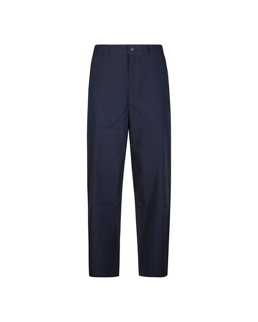 A.P.C. Blue Straight Trousers for men