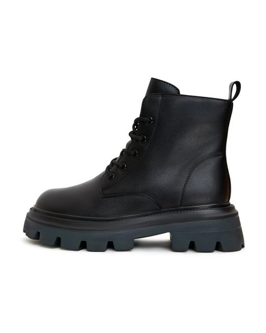 Lace-Up Boots CESARE GASPARI de color Black