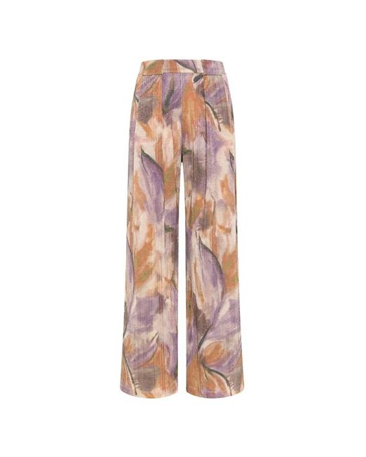 Momoní Pink Lurex Palazzo Hose