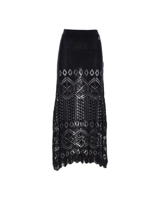 Akep Black Maxi Skirts