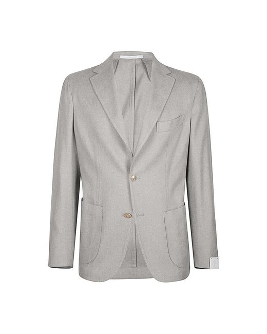 Eleventy Gray Blazers for men