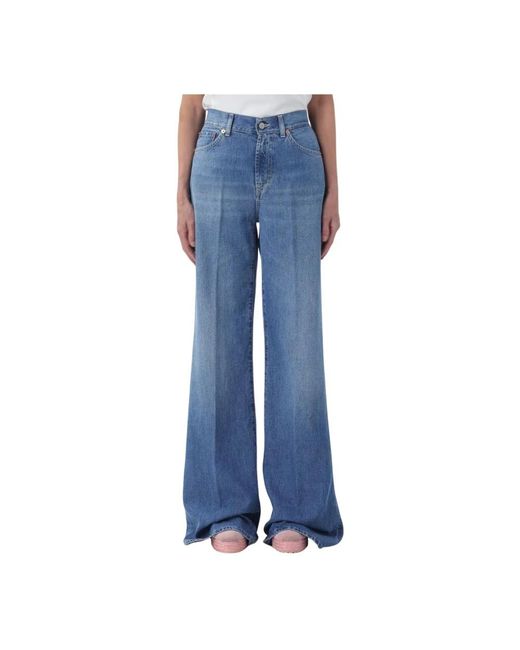 Dondup Blue Wide Jeans