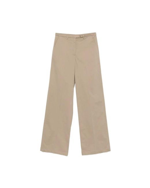Emporio Armani Natural Wide Trousers