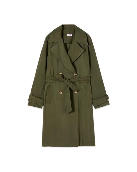 Trench Coats Oltre de color Green