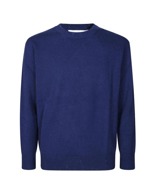 Amaranto Truien & Vesten ,Blauw ,Stijlvol Gescheurd Fietsshirt in het Blue voor heren
