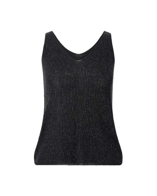 Joseph Ribkoff Black Sleeveless Tops