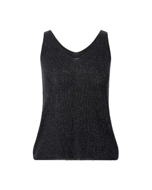Sleeveless Tops Joseph Ribkoff en coloris Black