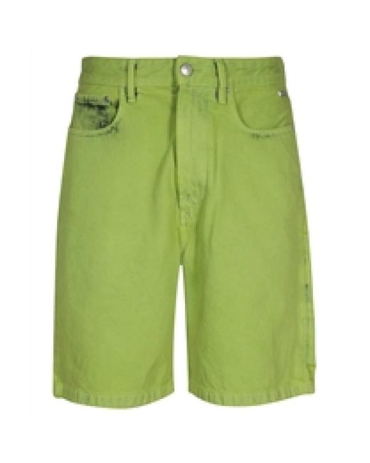Gcds Green Casual Shorts for men