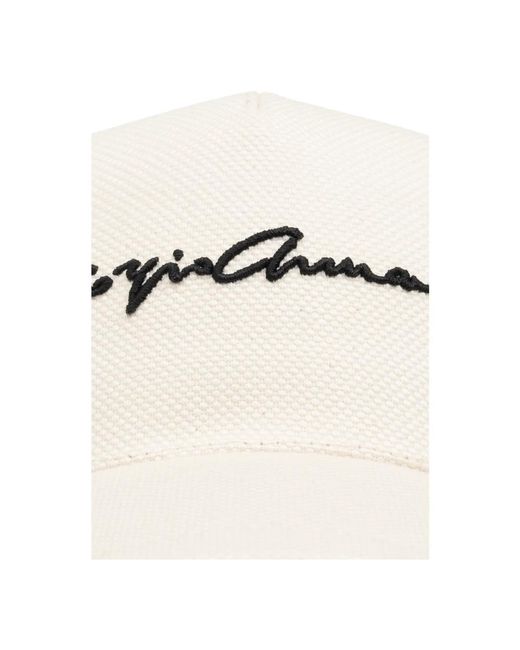 Accessories > hats > caps Giorgio Armani pour homme en coloris White