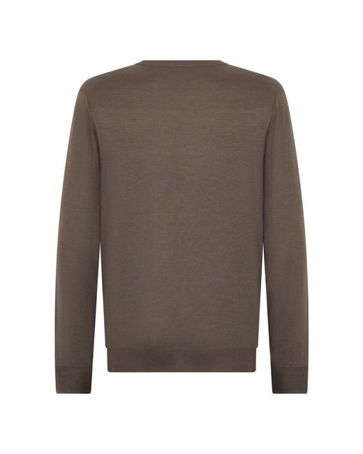 Fedeli Brown Cashmere Knitwear for men
