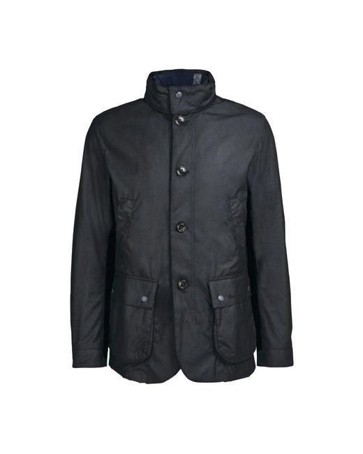 Barbour Jassen ,Zwart ,Katoen Century Wax Jacket in het Black voor heren