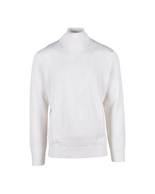 Kangra White Turtlenecks for men