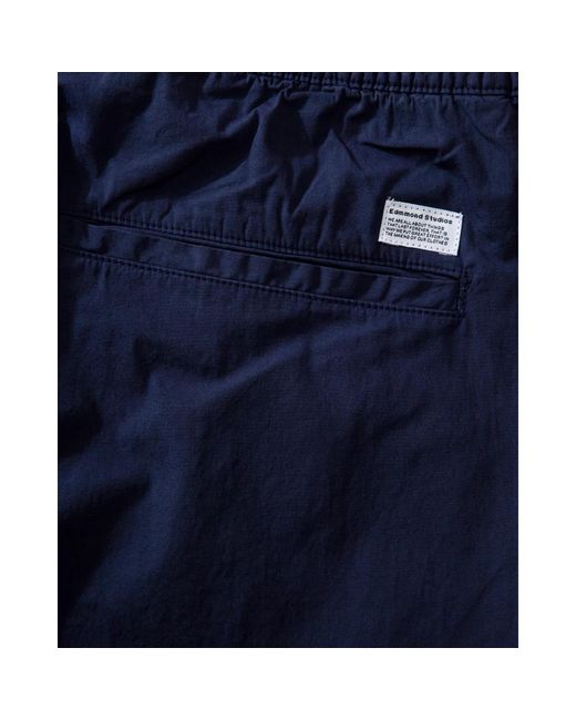 Edmmond Studios Blue Straight Trousers for men