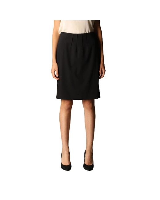 Emporio Armani Black Short Skirts