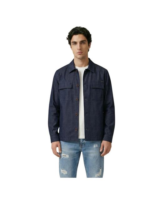 Gianni Lupo Blue Denim Jackets for men