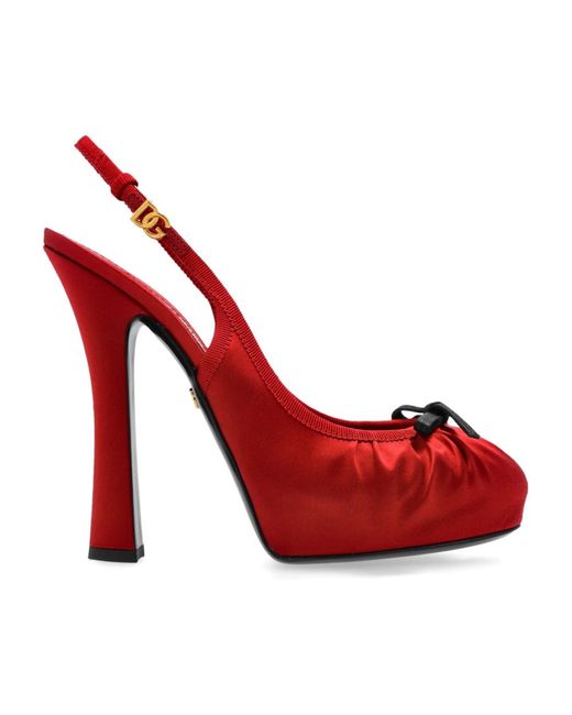 Pumps di Dolce & Gabbana in Red