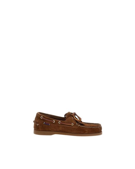 Sebago Brown Boat Shoes for men