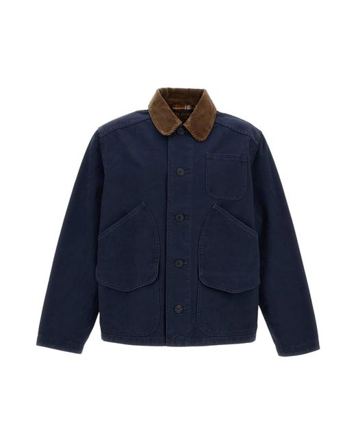 Filson Canvas Outfitter Jacket in het Blue voor heren