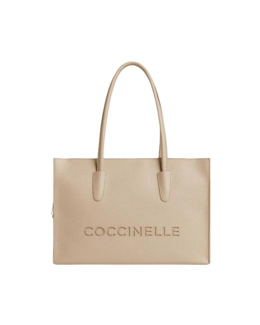 Coccinelle Natural Shopping Bags