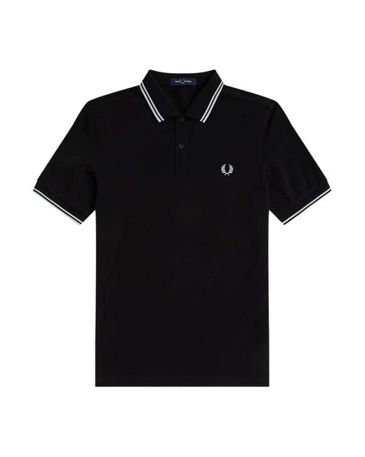 Fred Perry Black Classic Polo for men