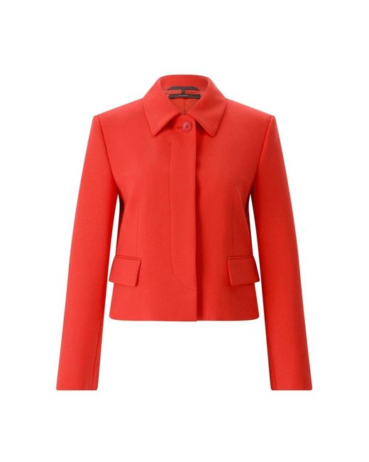 Windsor. Korte Blazer in het Red