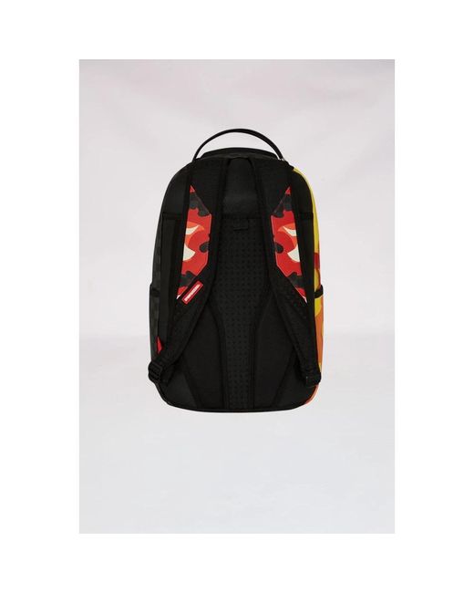 Sprayground Tassen ,Veelkleurig ,Fire Drama Rugzak in het Red voor heren
