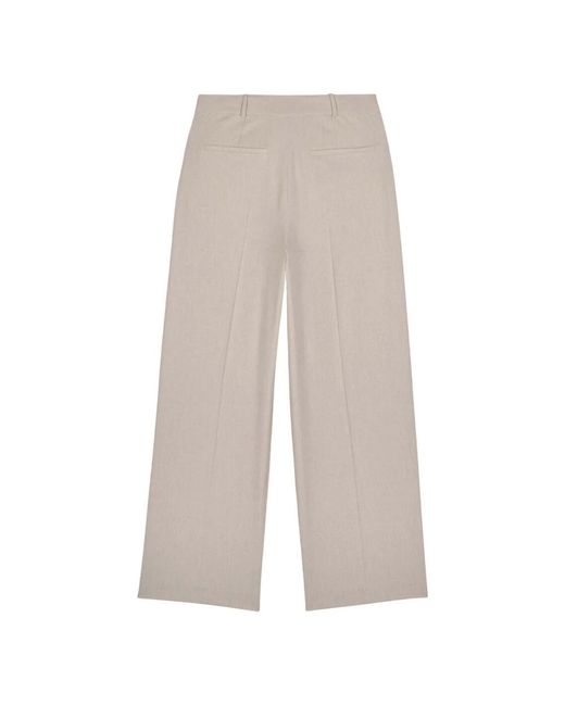 Ba&sh Gray Wide Trousers