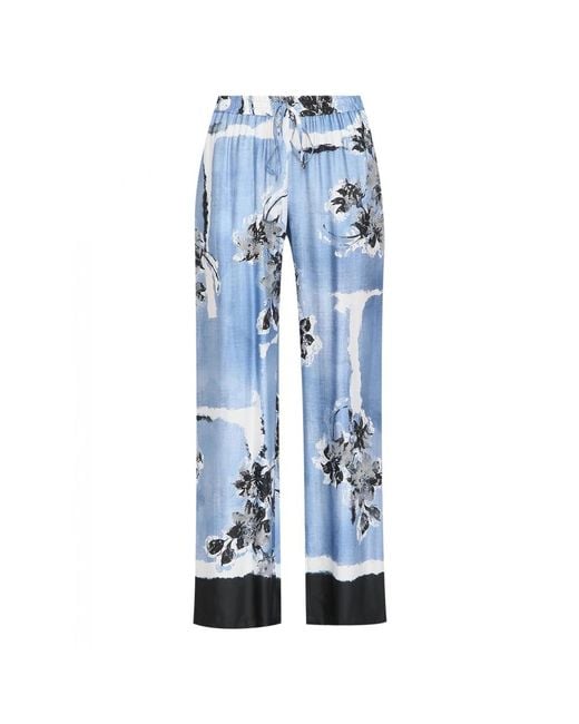 Ermanno Scervino Wide Trousers in het Blue