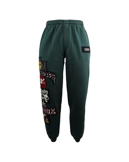 Vetements Green Sweatpants for men