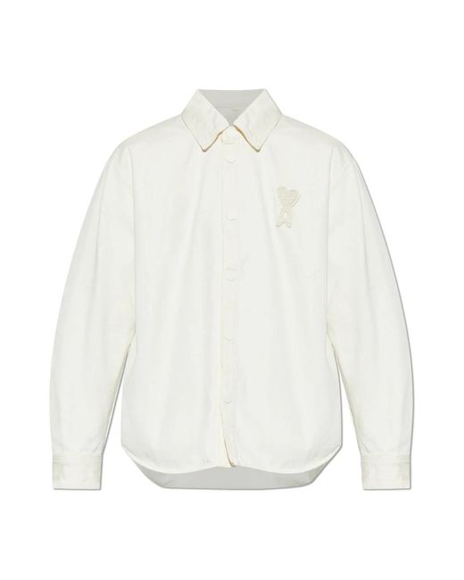 AMI White Denim Jackets for men