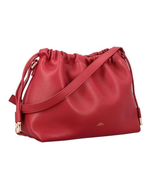 A.P.C. Red Bucket Bags