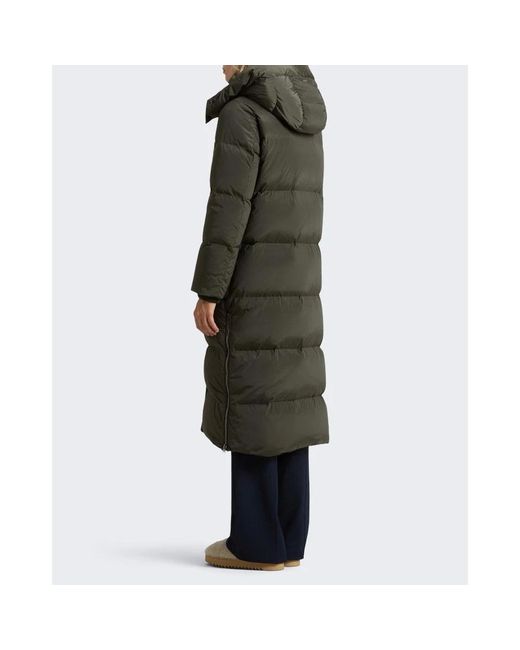 Woolrich Jassen ,Groen ,Leer Kelly Long Parka in het Green