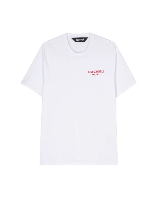 Just Cavalli White T-Shirts for men