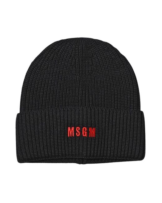 Beanies MSGM de hombre de color Black