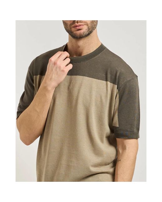 ARMANI EXCHANGE Brown Round-Neck Knitwear for men
