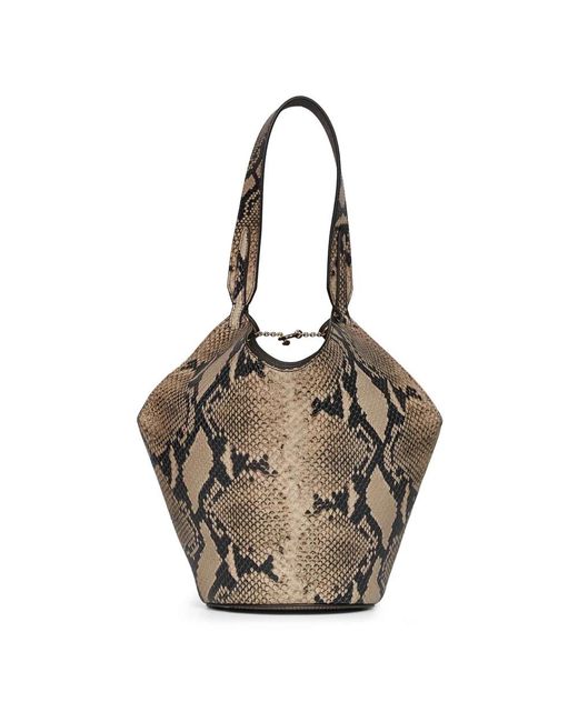 Khaite Metallic Shoulder Bags