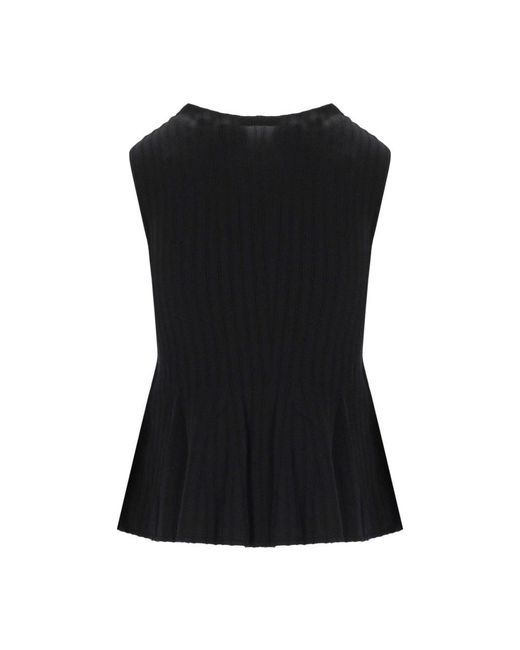 Sleeveless Tops Marella en coloris Black