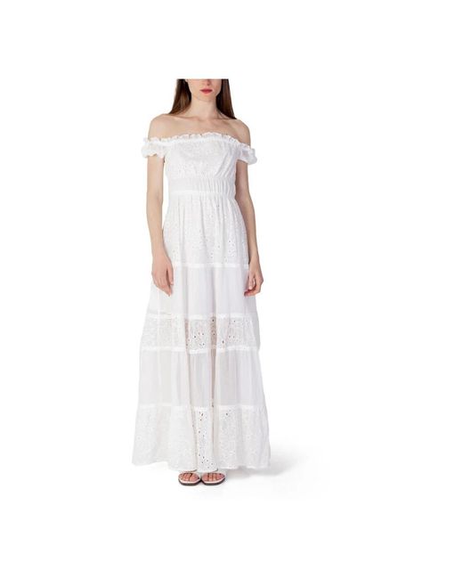 Guess White Maxi Dresses