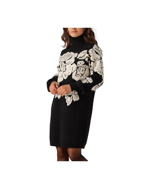 Object Knitted Dresses in het Black