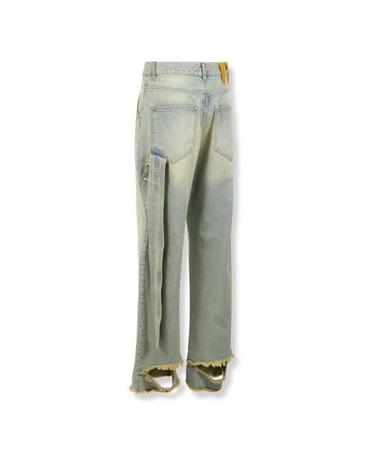 DARKPARK Green Straight Fit Jeans