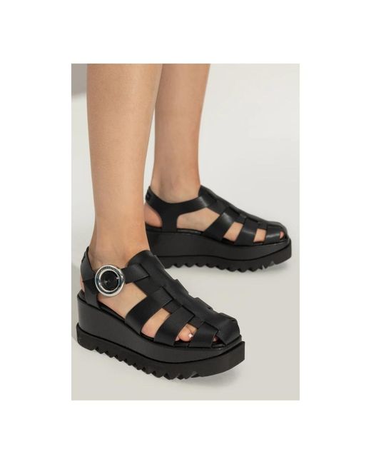 Stella McCartney Black Wedges