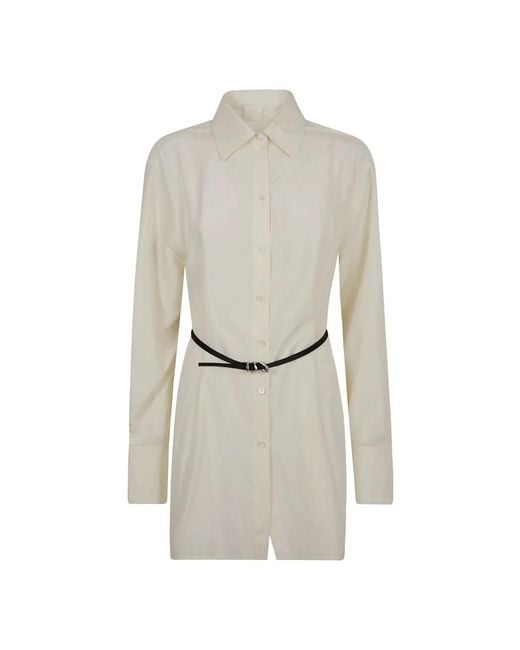 Givenchy Gray Shirt Dresses